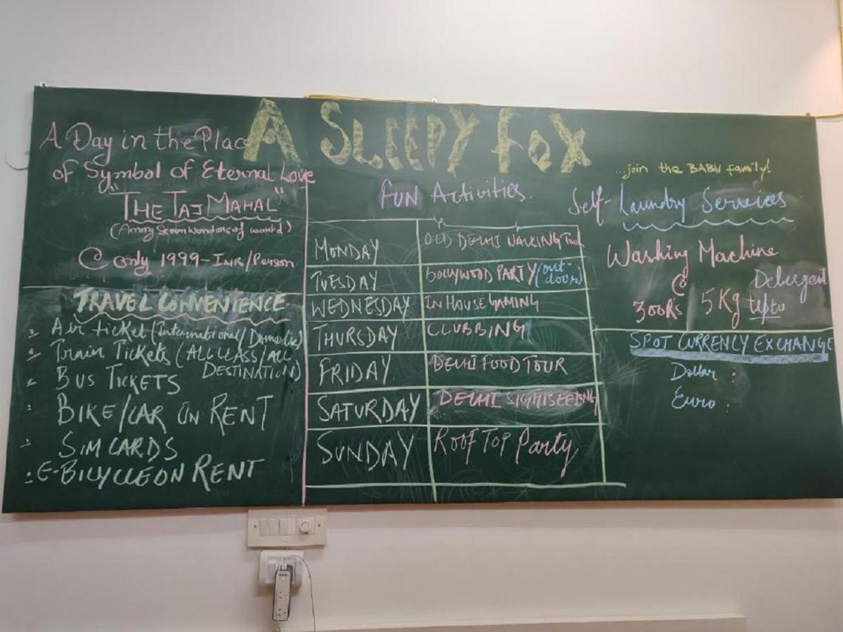 بيت شباب A Sleepy Fox نيودلهي المظهر الخارجي الصورة